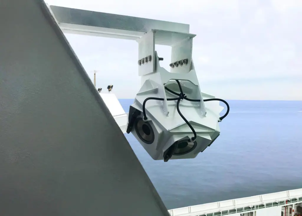 Smart Panoramic Edge Camera System (S.P.E.C.S). Enhances marine safety, provides 360 degree situational awareness, streamed directly to the bridge in real-time.