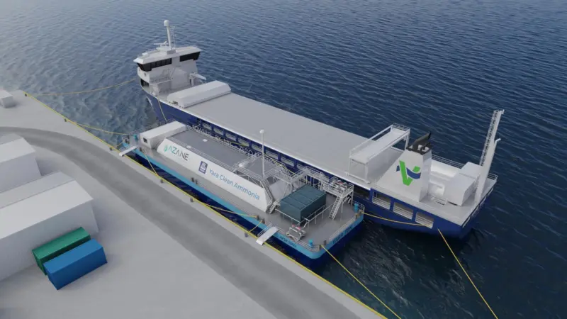 Yara is part of a consortium that is developing a first ammonia bunkering terminal in Norway.