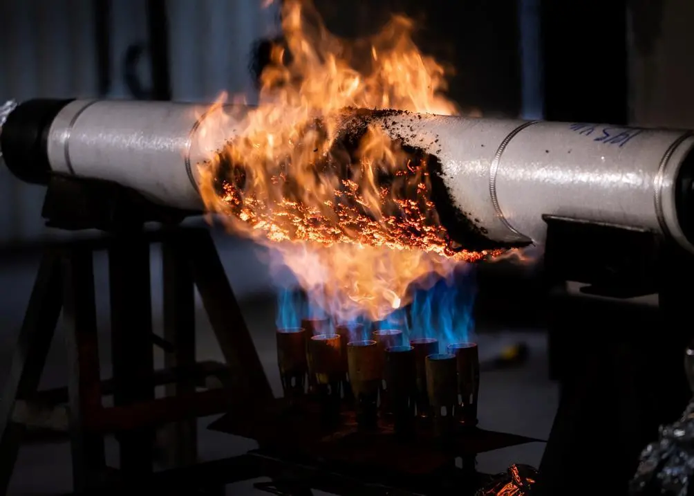 When combined with HEAT-FIT, ecoFIT pipes and fittings can now withstand fire with a temperature of up to 1000°C for 30 minutes at a pressure of 3 bar.