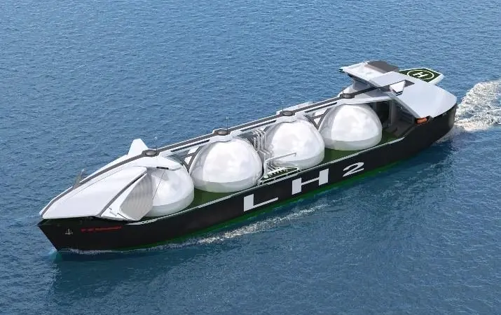 ClassNK has issued an Approval in Principle (AiP) for a large liquefied hydrogen carrier developed by Kawasaki Heavy Industries (KHI).