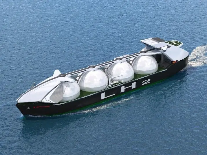 ClassNK has issued an Approval in Principle (AiP) for a large liquefied hydrogen carrier developed by Kawasaki Heavy Industries (KHI).