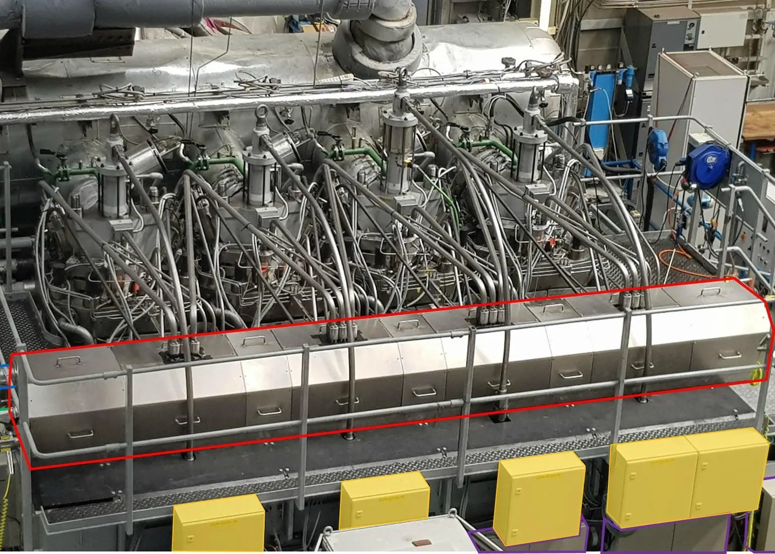 WinGD’s fuel flexible injector installation on RTX-6 Test Engine