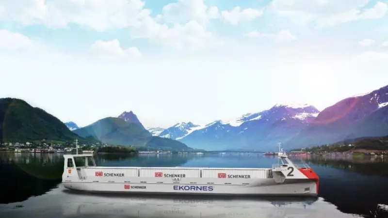 The European distribution and logistics company DB Schenker is studying the possibility of operating an autonomous, container feeder along the Norwegian coast between for a local furniture company.
