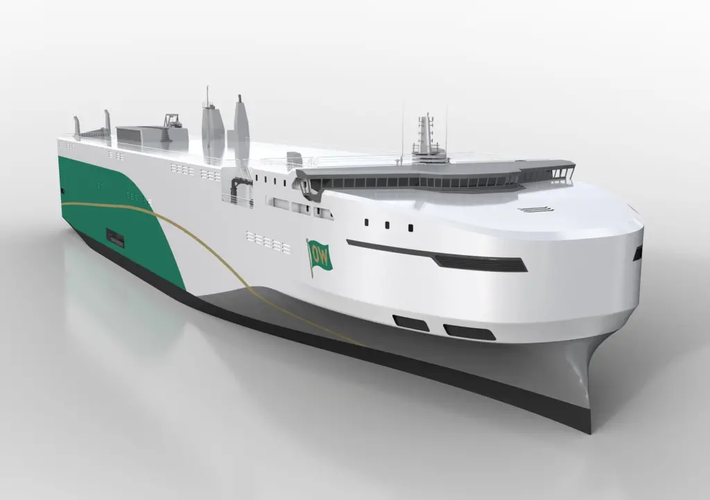 Graphical rendering of the new pure car carrier
