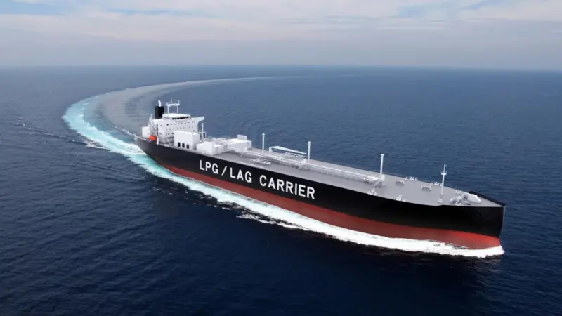 The AiP covers the conceptual design of an LPG-powered VLGC enabled for future conversion to ammonia fuel.