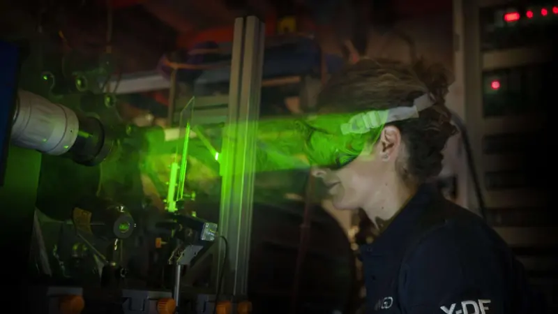 Barbara Graziano, Ammonia Technology WinGD Project Manager in the combustion lab