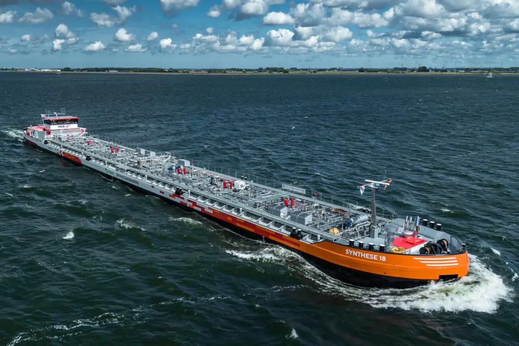 The new order in chemical shipping on the Rhine system.