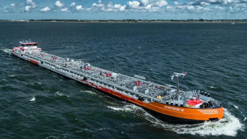 The new order in chemical shipping on the Rhine system.