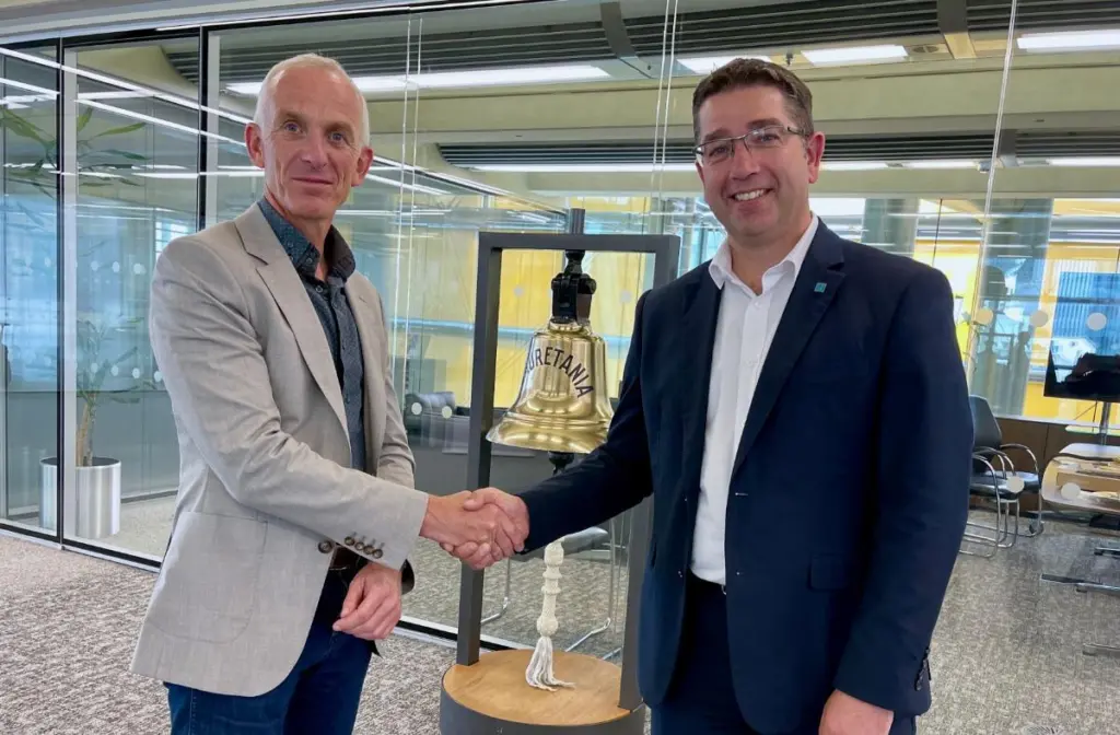 Nick Brown of Lloyd’s Register (LR) and Martin Taylor of OneOcean.