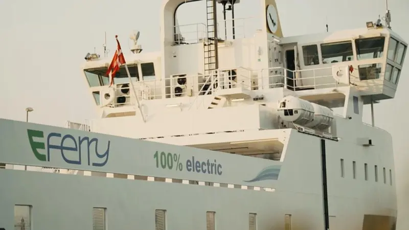 The electric ferry Ellen set a new record when she sailed 50 nautical miles (92 kilometres) on a single battery charge