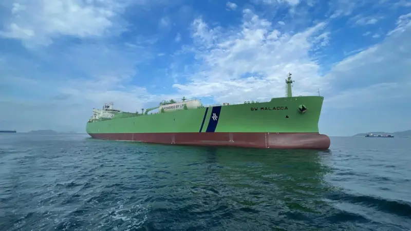 The BW Malacca was the last dual-fuel conversion in a series of 15 LPG carriers owned by BW LPG.