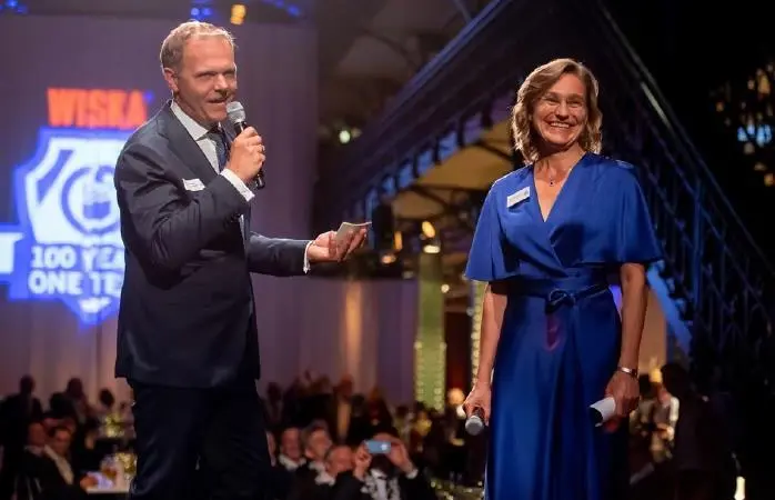 Tanja Hoppmann, managing partner of WISKA Hoppmann (seen at WISKA Hoppmann's 100th anniversary celebration in 2019) noted that industry needed to attract a greater number of skilled applicants.