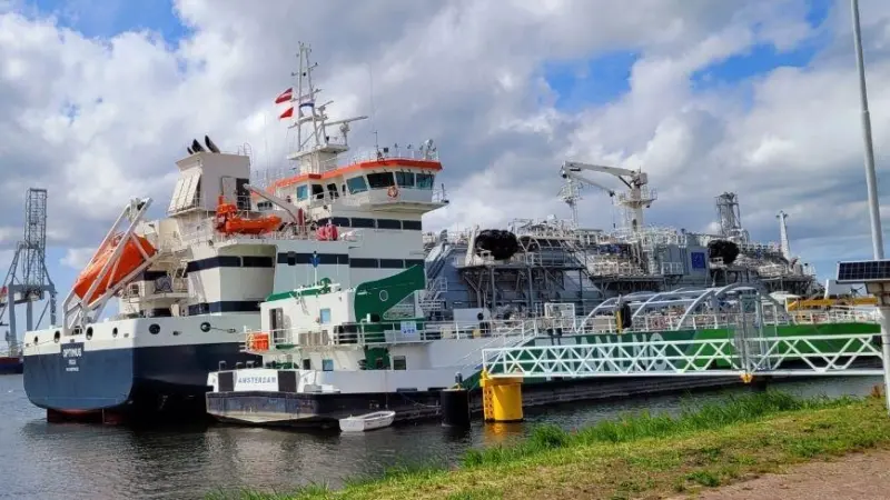 Optimus, a 6,000 cbm LNG bunker vessel, will operate under Titan’s license in the ARA and Zeebrugge ports