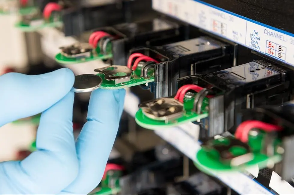 Lithium iron phosphate (LFP) batteries are one of the chemistries to undergo electrochemical cycling performance testing at ANL's Battery Laboratory.