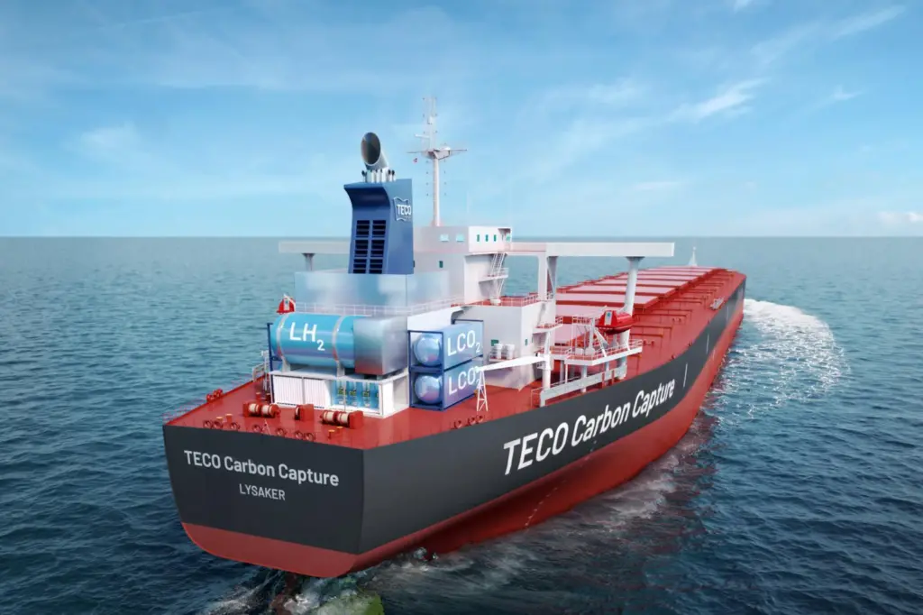 Research into on board carbon capture and storage solutions (such as a pilot project being developed by Norway's TECO) has accelerated since 2021.