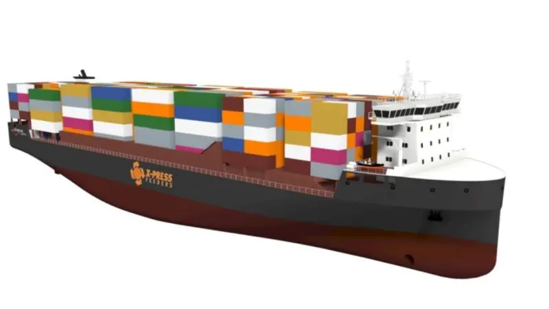 The first of X-Press Feeders' dual-fuel 1,170 teu newbuildings are scheduled for delivery in 2023.