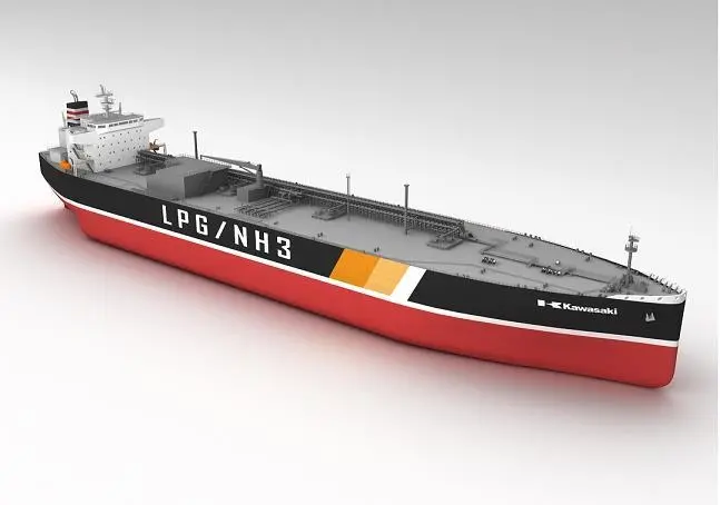 NYK's fourth LPG dual-fuel very large LPG / NH₃ carrier is expected to be given an ammonia-ready notation.