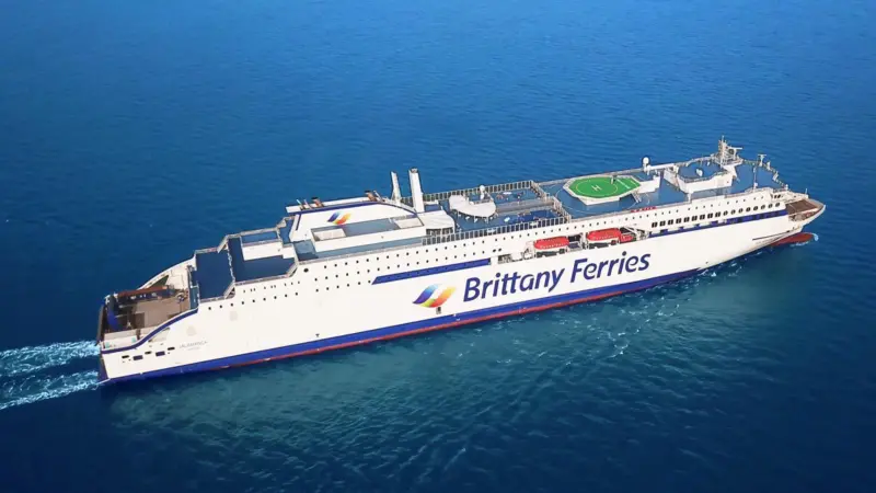 Brittany Ferries’ Salamanca passenger ferry.