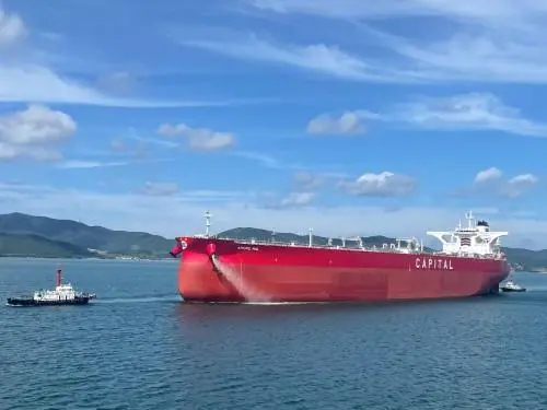 Capital Ship Management's ammonia and LNG ready newbuilding, Amore Mio.