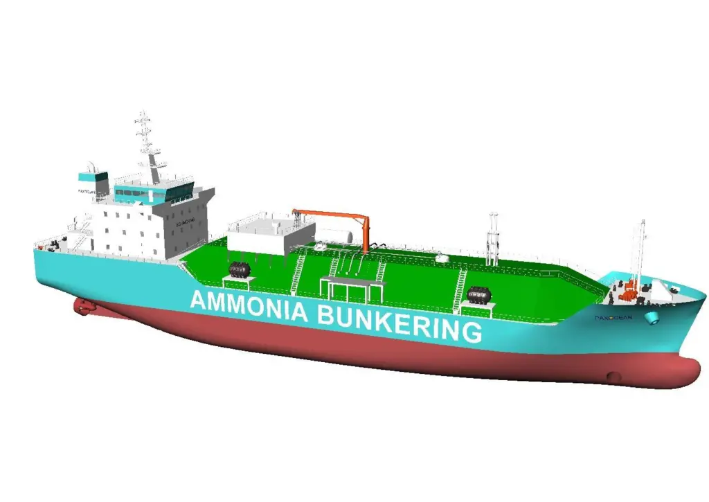 PaxOcean Engineering plans to collaborate with Singapore-based bunker vessel operator Hong Lam Marine and Bureau Veritas in the development of an ammonia bunker vessel design