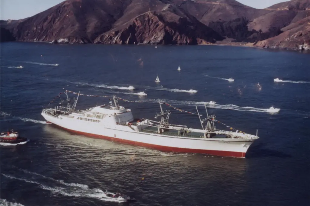 NS (Nuclear Ship) Savannah, the first commercial nuclear power cargo vessel, in 1962. ABS has been awarded funding to investigate different advanced reactor technologies.