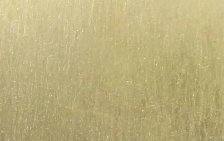 Brass coupon before exposure to ammonia