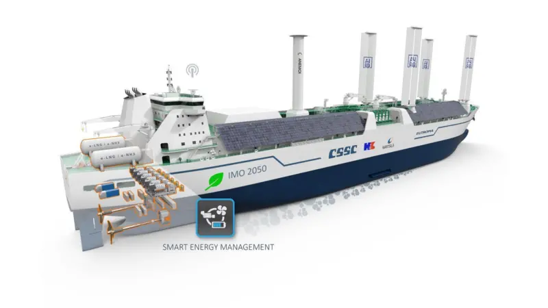CFD work to optimise vessel and propeller hydrodynamics is underway. “We will know the results better in November”, Mr Gassner said.