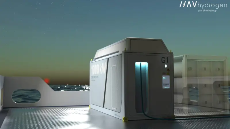 HAV Hydrogen is launching a stand-alone, containerised H2 solution based on 200kW hydrogen fuel cell modules.