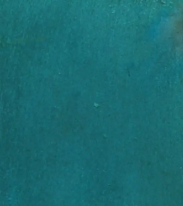Copper coupon after exposure to ammonia