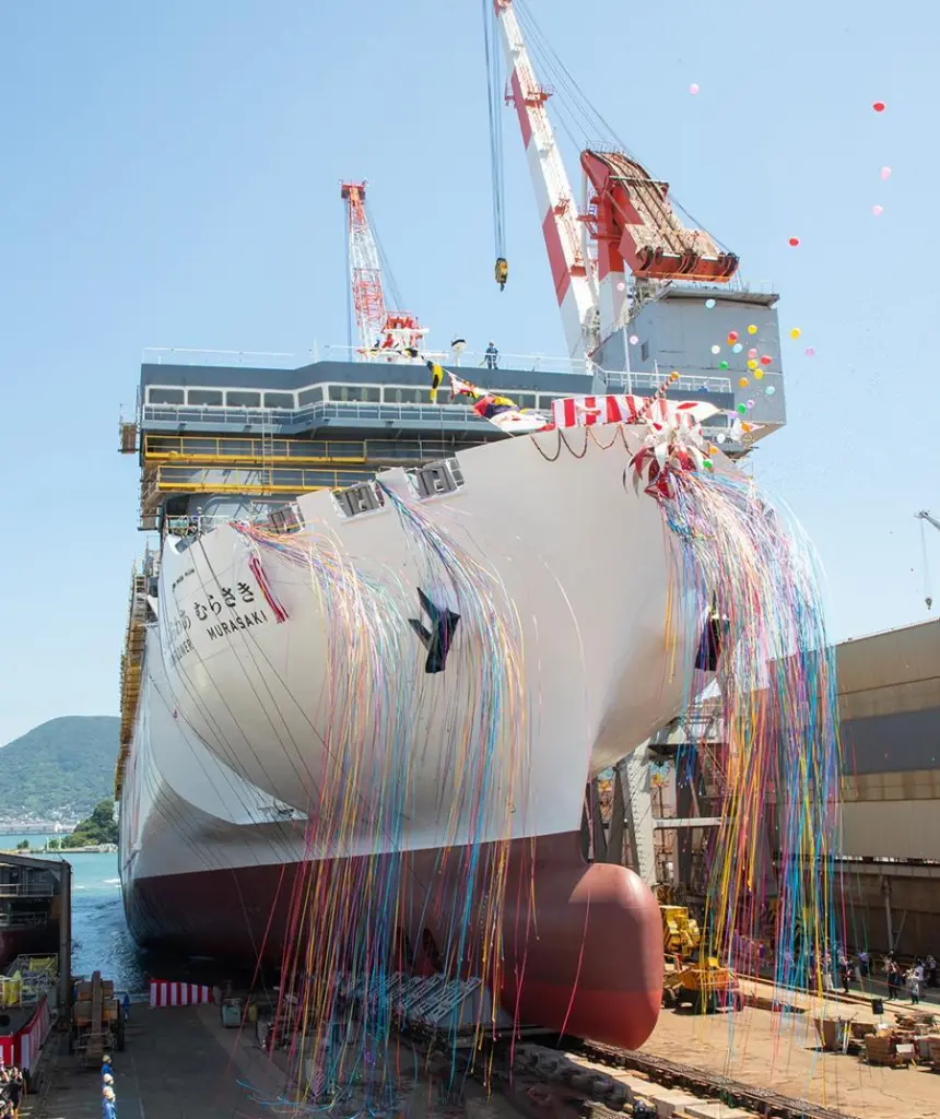 The Sunflower Murasaki is due to be commissioned in 2023 on the Osaka/Beppu (northern Kyushu) route.