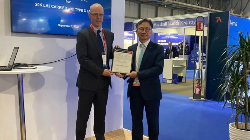 ABS has granted Approval in Principle (AiP) for a 20,000 cbm liquefied hydrogen (LH2) carrier design from Samsung Heavy Industries (SHI).