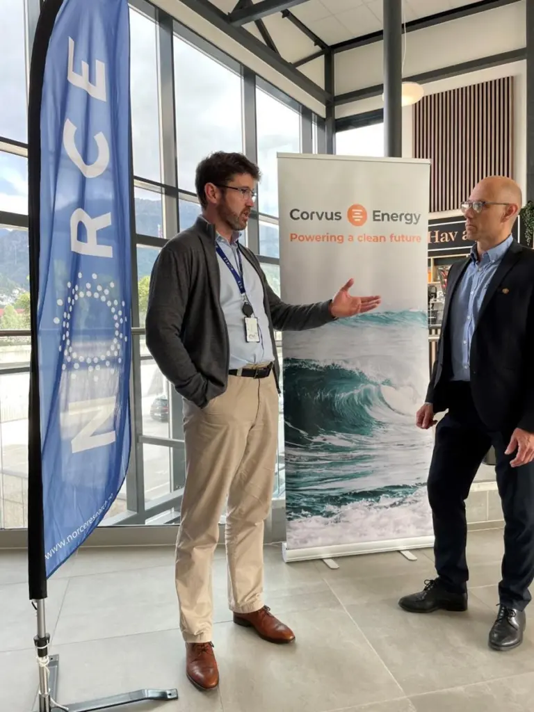 Fionn Iversen, Chief Scientist at NORCE and Svenn Kjetil Haveland, VP of Development Projects at Corvus Energy, discuss the OptHyMob research project.