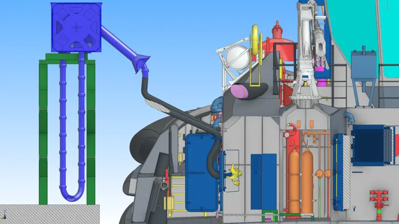 Sanmar Shipyards and Igus GmbH have developed a new compact shore power system that can be operated without additional shore side personnel.