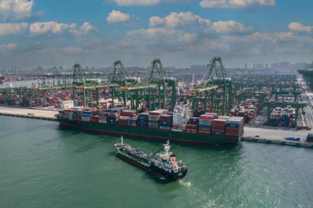 TotalEnergies Marine Fuels supplied the biofuel stem bunkered by the CMA CGM Montoir in Singapore on 29 July.