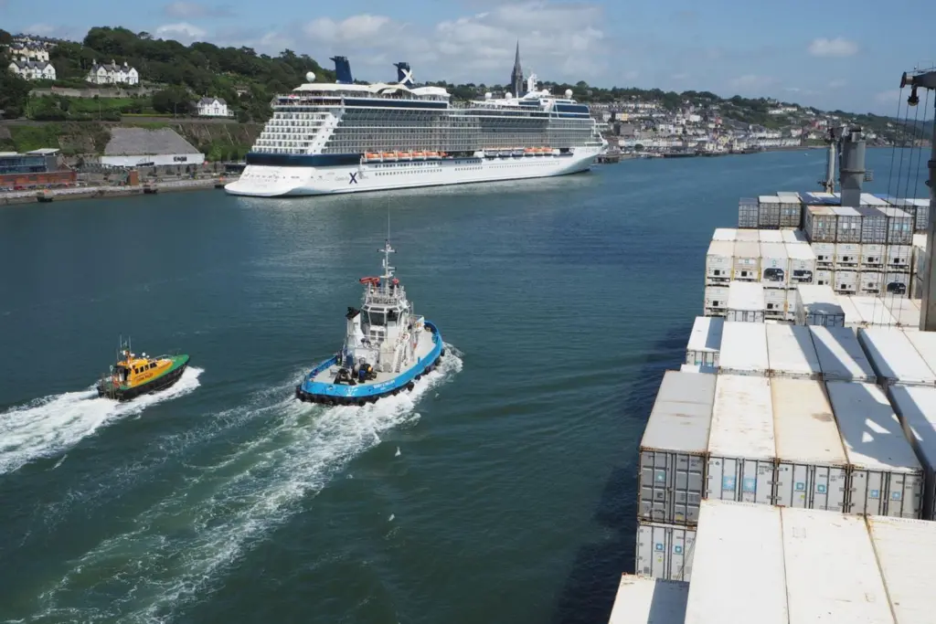 The ports of Cork (pictured) and Amsterdam are working together to bring more green hydrogen to Europe.