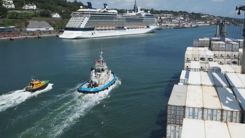 The ports of Cork (pictured) and Amsterdam are working together to bring more green hydrogen to Europe.