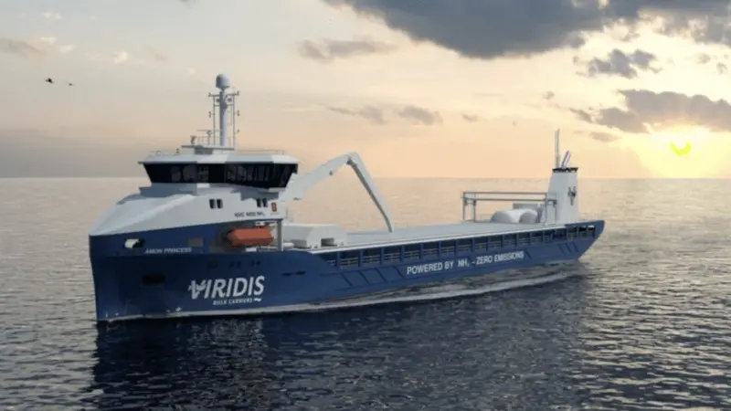 Amogy has also signed a memorandum of understanding with Amon Maritime, the company behind Azane Fuel Solutions and a founder of low-carbon specialist Viridis Bulk Carriers (pictured).