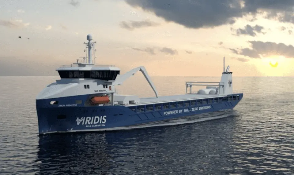 Amogy has also signed a memorandum of understanding with Amon Maritime, the company behind Azane Fuel Solutions and a founder of low-carbon specialist Viridis Bulk Carriers (pictured).