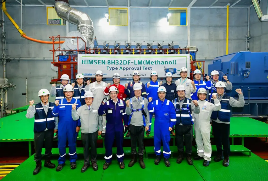HHI-EMD has completed type approval testing of a methanol dual fuel HiMSEN engine (H32DF-LM) at its Techno centre in Ulsan.