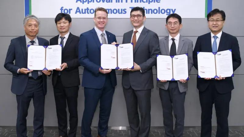 HHI has been awarded an AiP from ABS for four areas of autonomous functions: navigation, machinery health management, fire-fighting management and network infrastructure.