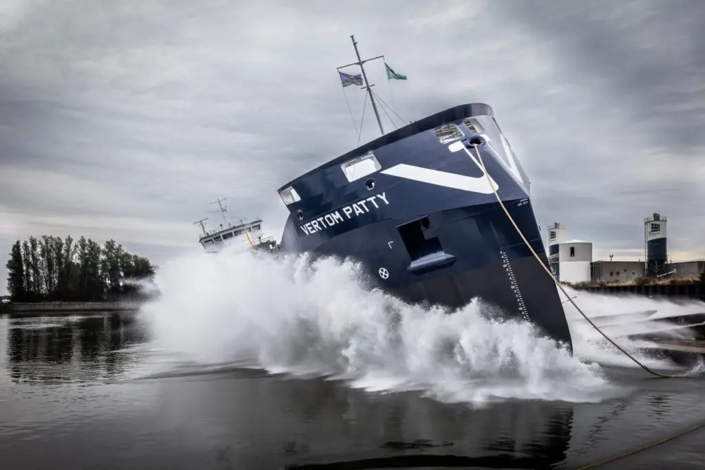 Vertom Patty, side-launched at Kampen.