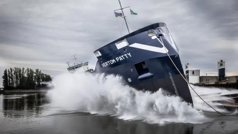 Vertom Patty, side-launched at Kampen.