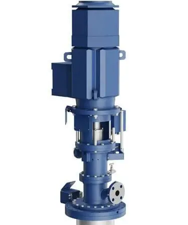 The DW fuel pump is a smaller version of the well-proven cargo pump