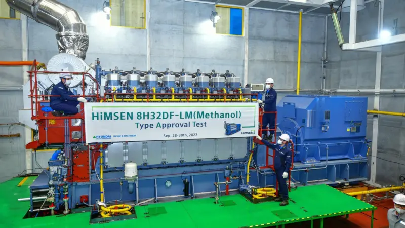 HHI-EMD has been awarded type approval for its methanol dual fuel HiMSEN engine (H32DF-LM).