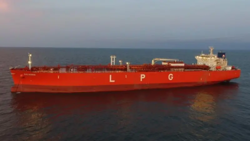 The Gas Gemini will see its MAN B&W 6G60ME-C engine converted to a dual-fuel MAN B&W 6G60ME-LGIP capable of running on LPG