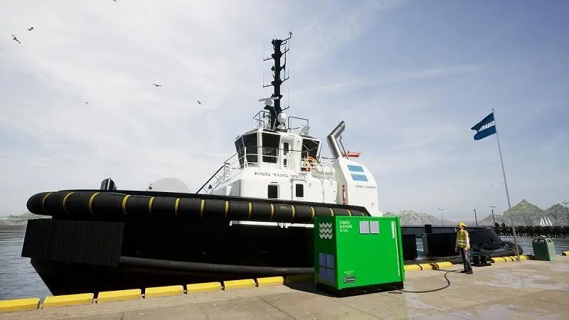 Damen Services has signed an exclusive partnership agreement with Netherlands-based ESS supplier Mc Energy covering the construction, sales, delivery and after-sales of B-Shore units.