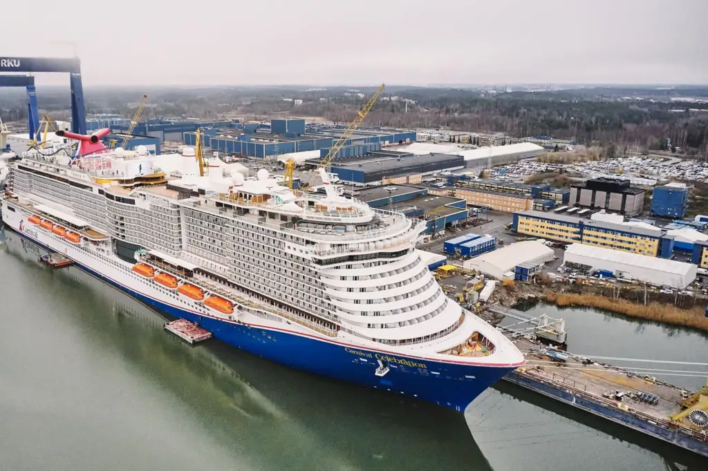 Meyer Turku delivered the dual-fuel Carnival Celebration