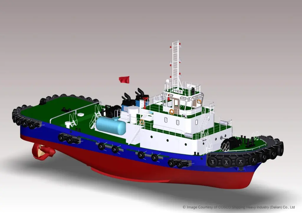 ABS has awarded an approval in principle (AiP) to COSCO Shipping Heavy Industry and COSCO Shipping Heavy Industry Technology for an ammonia supply system design which is being trialled on a tugboat.
