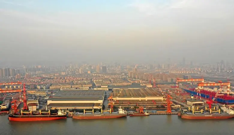 COSCO subsidiary OOIL, carrier OOCL’s parent, has ordered seven 24,000 teu ships from Nantong COSCO-KHI Ship Engineering (NACKS) for delivery between 2026 and 2028.