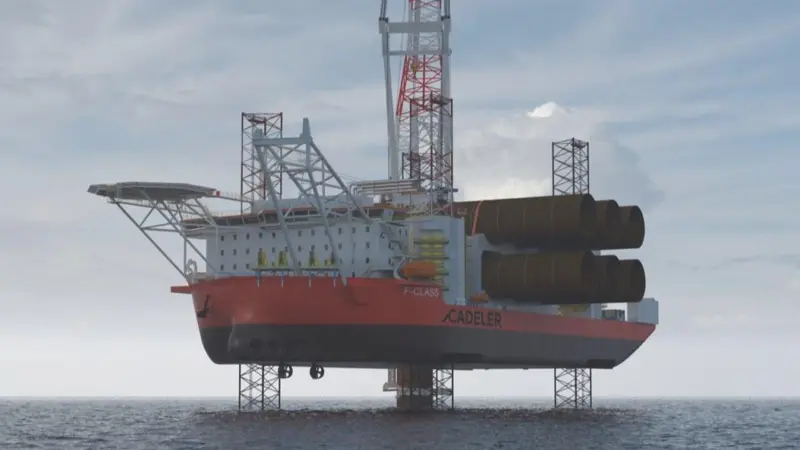 Cadeler A/S has placed an order for a second F-class jack-up wind installation vessel with COSCO Heavy Industries.